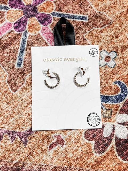 Genevieve Hoop Earrings - Gold