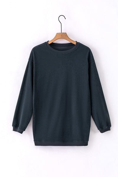 Arabelle Corded Crewneck