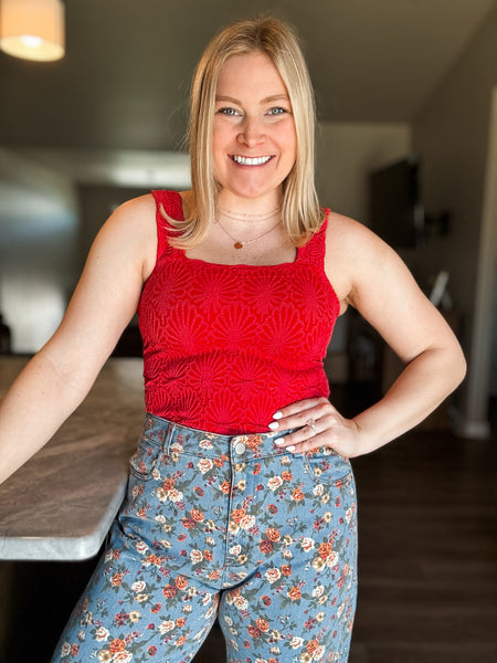Painted Prairie Barrel Jeans