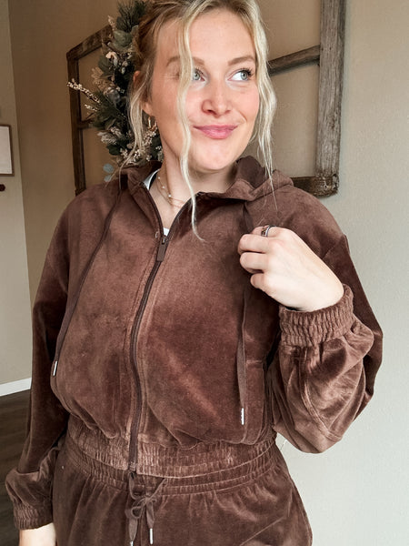 Rietta Velour Sweats Set