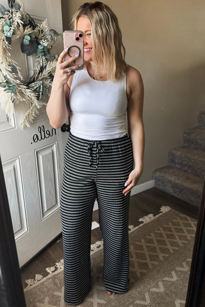 On Repeat Basic Stripe Pant - SIZE MEDIUM
