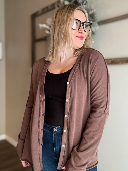 Brenna V Neck Cardigan