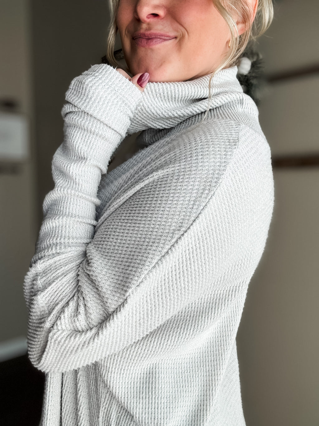 Macie Cowl Neck Sweater - SIZE MEDIUM