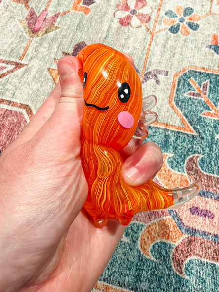 Axolotl Squishy - Orange