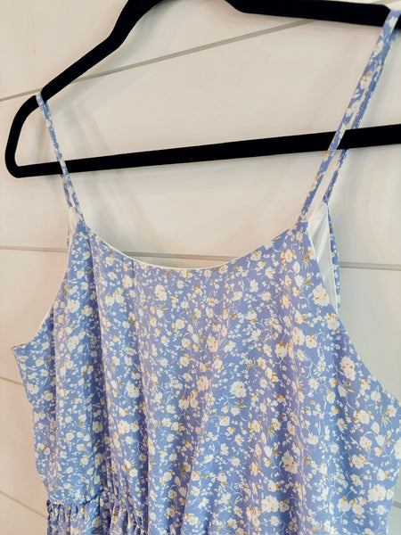 Braya Floral Surplice Romper