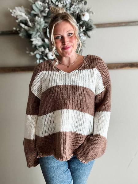 Harlo Two Tone Sweater