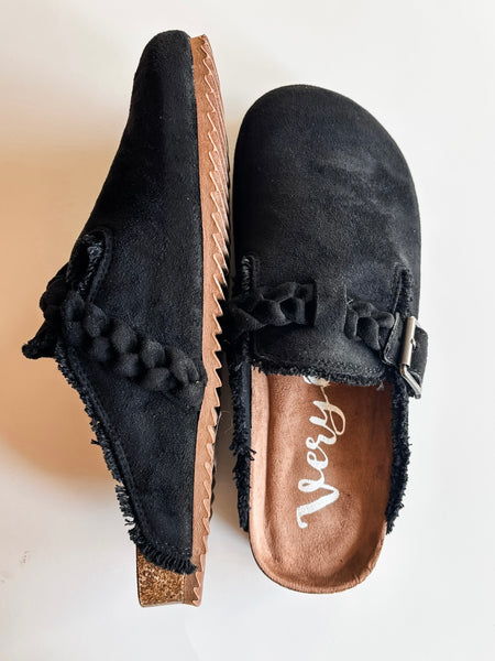 Braided Clog - Black