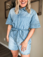 Wylie Denim Romper
