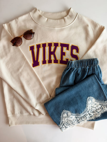 PREORDER Minnesota Retro Embroidered Mockneck
