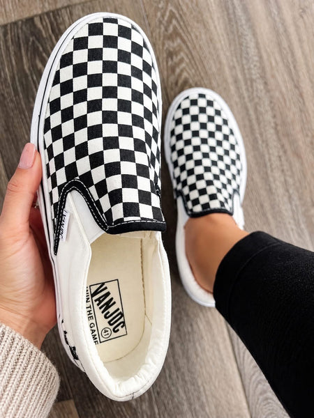 PREORDER Indy Checkered Slip On Sneaker - Adult