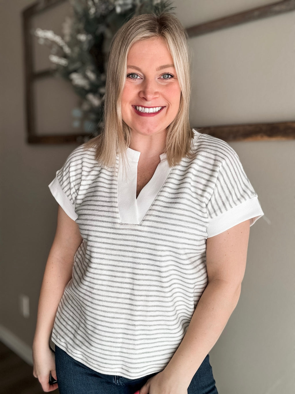 Jennalee Stripe Top