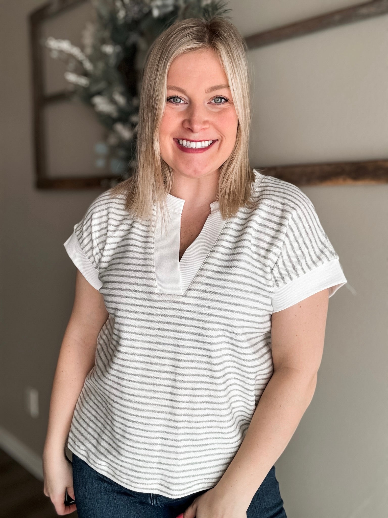 Jennalee Stripe Top