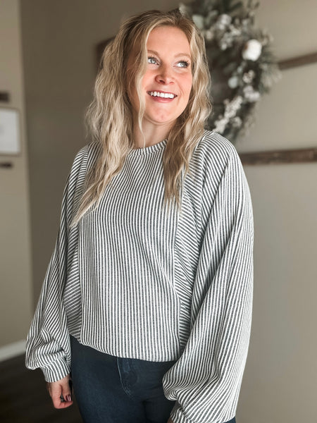 PREORDER Lauren Ribbed Knit Top