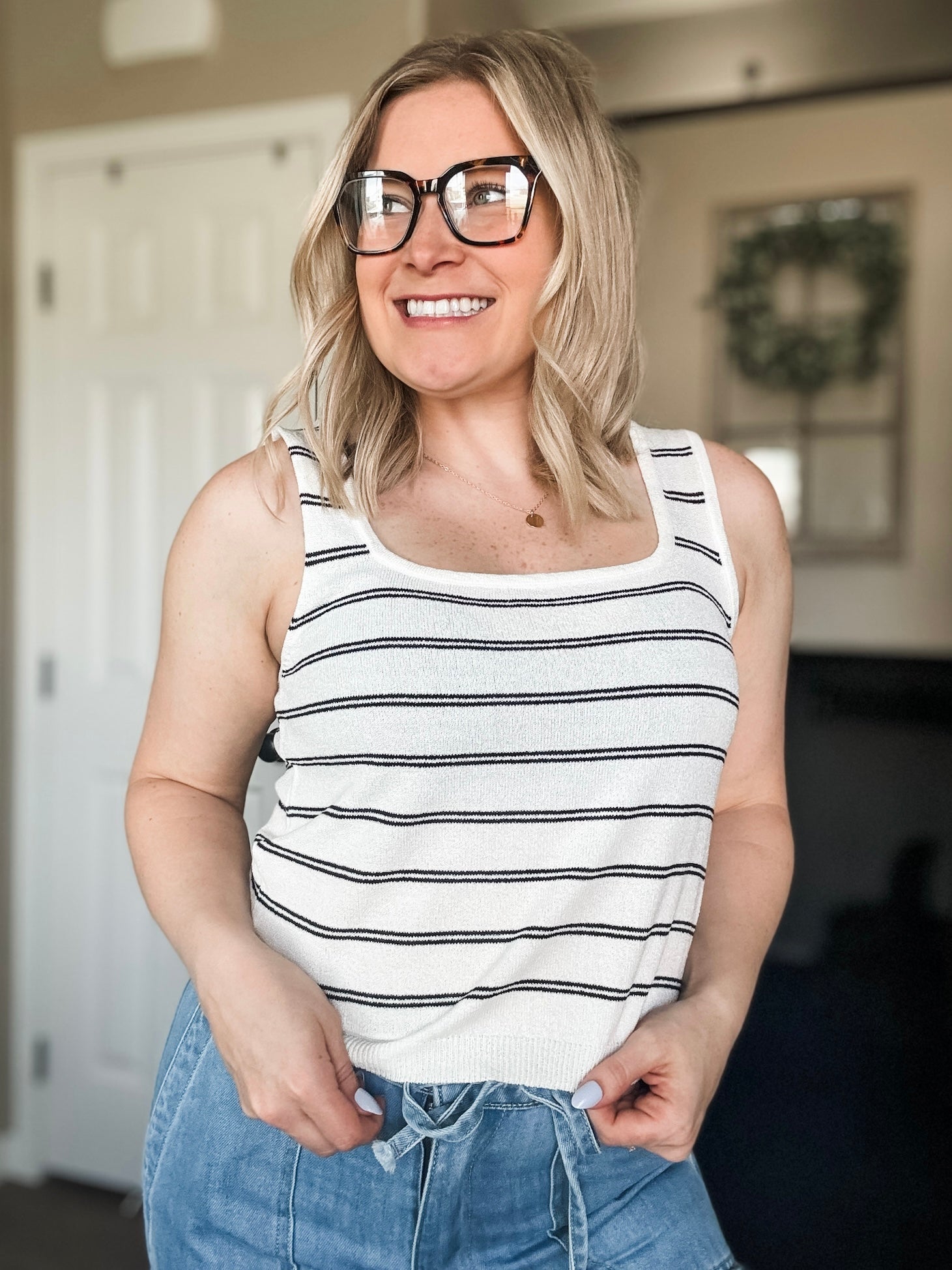Scottie Stripe Tank Top