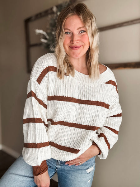 Townes Stripe Knit Sweater