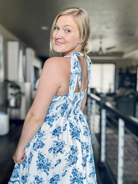 Lydia Floral Maxi Dress - SIZE MEDIUM