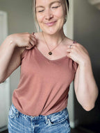 Parker V-Neck Tunic Tank