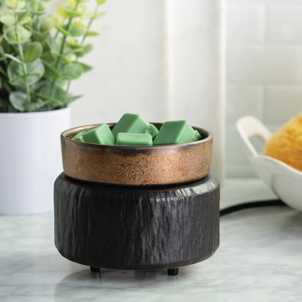 2-In-1 Candle Warmer - Black/Bronze