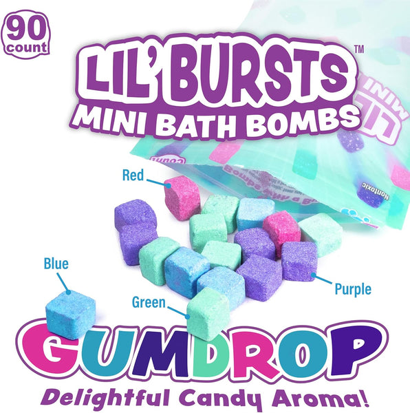 Lil' Bursts Mini Bath Bombs - Gumdrop