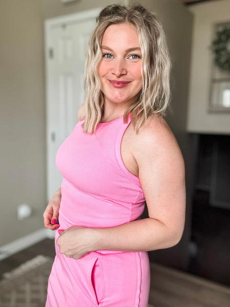PREORDER Reverie Ribbed Tank & Skort Set