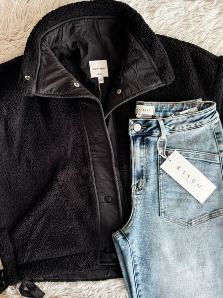 Annelise Sherpa Vest - 2 Color Options