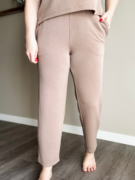 Laguna Cropped Pants - Taupe