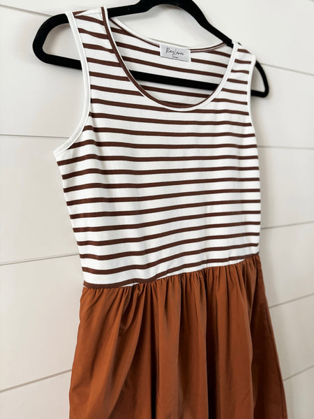 PREORDER Esti Striped Top Dress