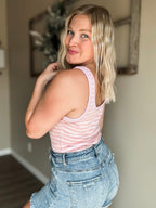 Hallee Striped Tank - SIZE MEDIUM