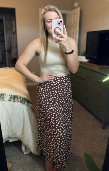 Sonja Spotted Skirt