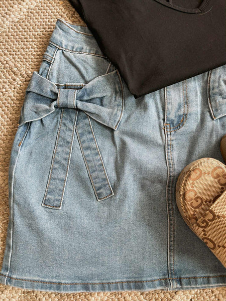 Charli Denim Mini Skirt