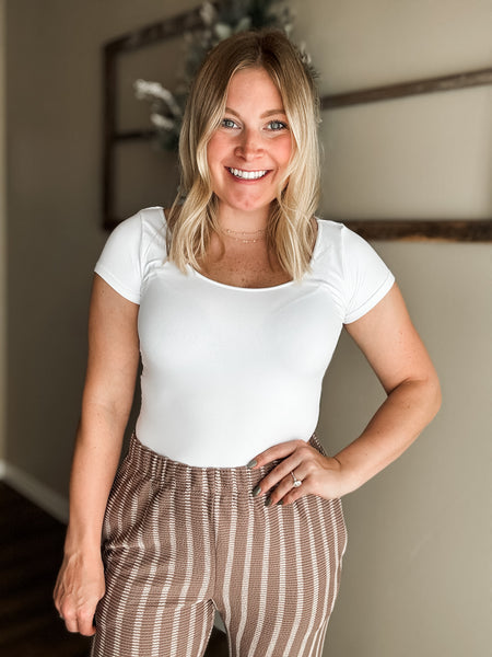 Zahara Ribbed Wide Leg Pant