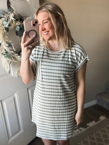 Brystol Stripe T-Shirt Dress