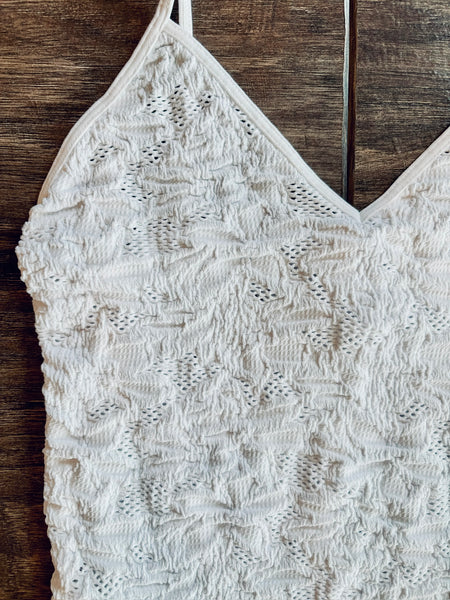 Louie Lace Bodysuit - White