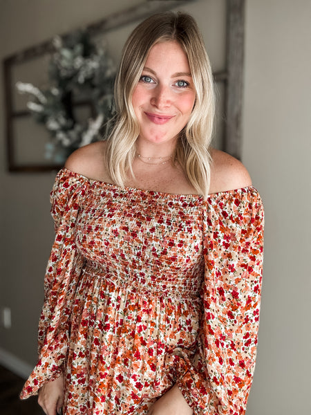Isobel Floral Smocked Dress