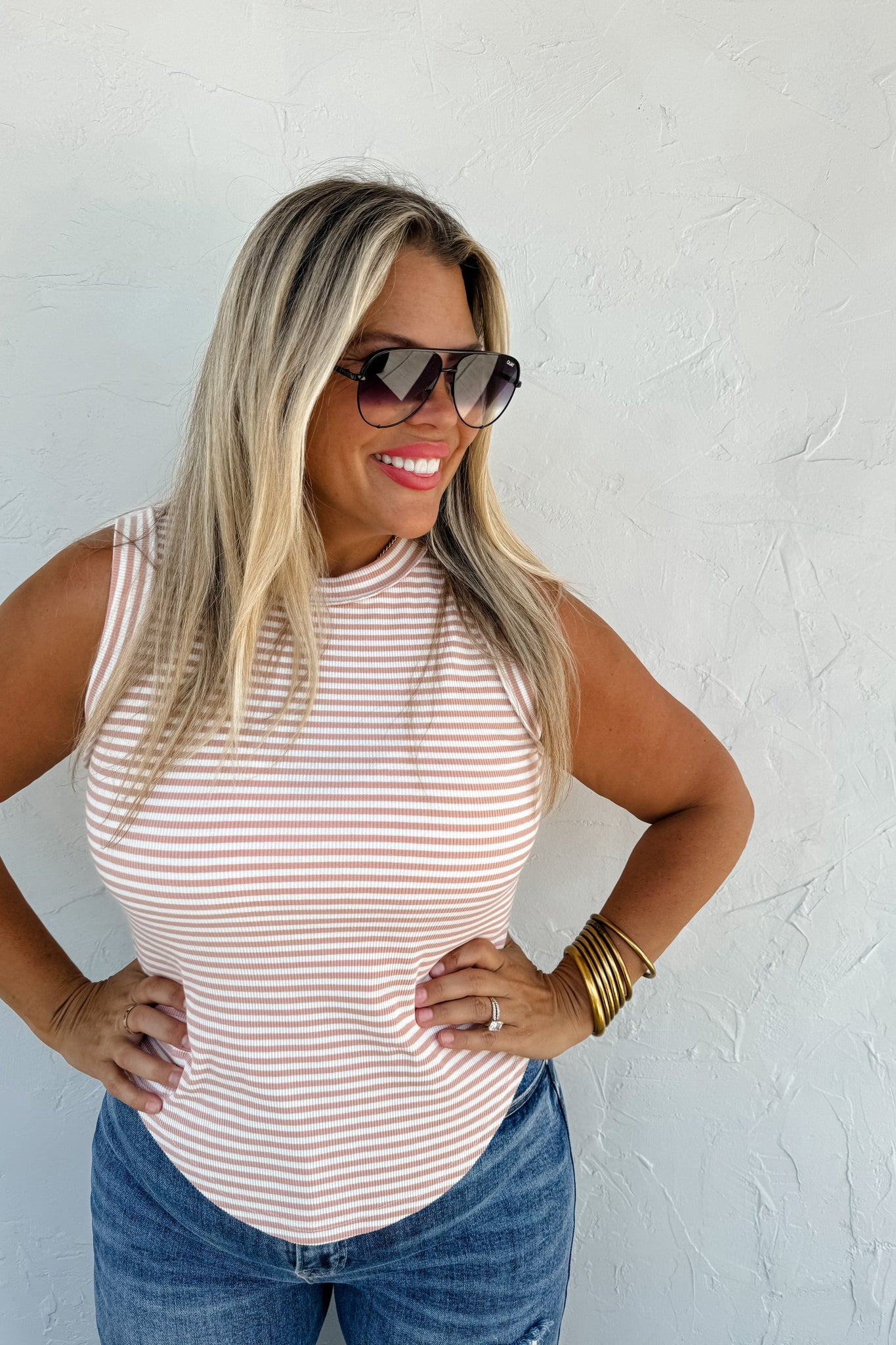 Vianna Striped Tank