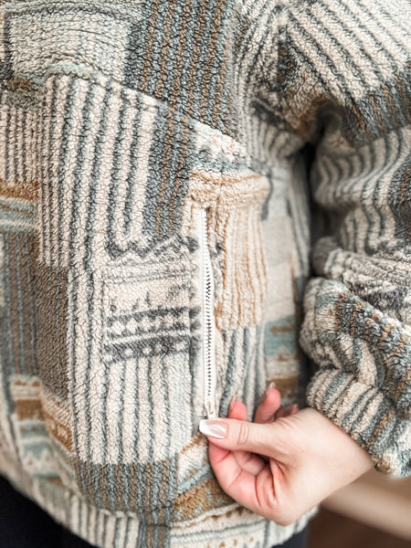 PREORDER Taos Aztec Sherpa Pullover