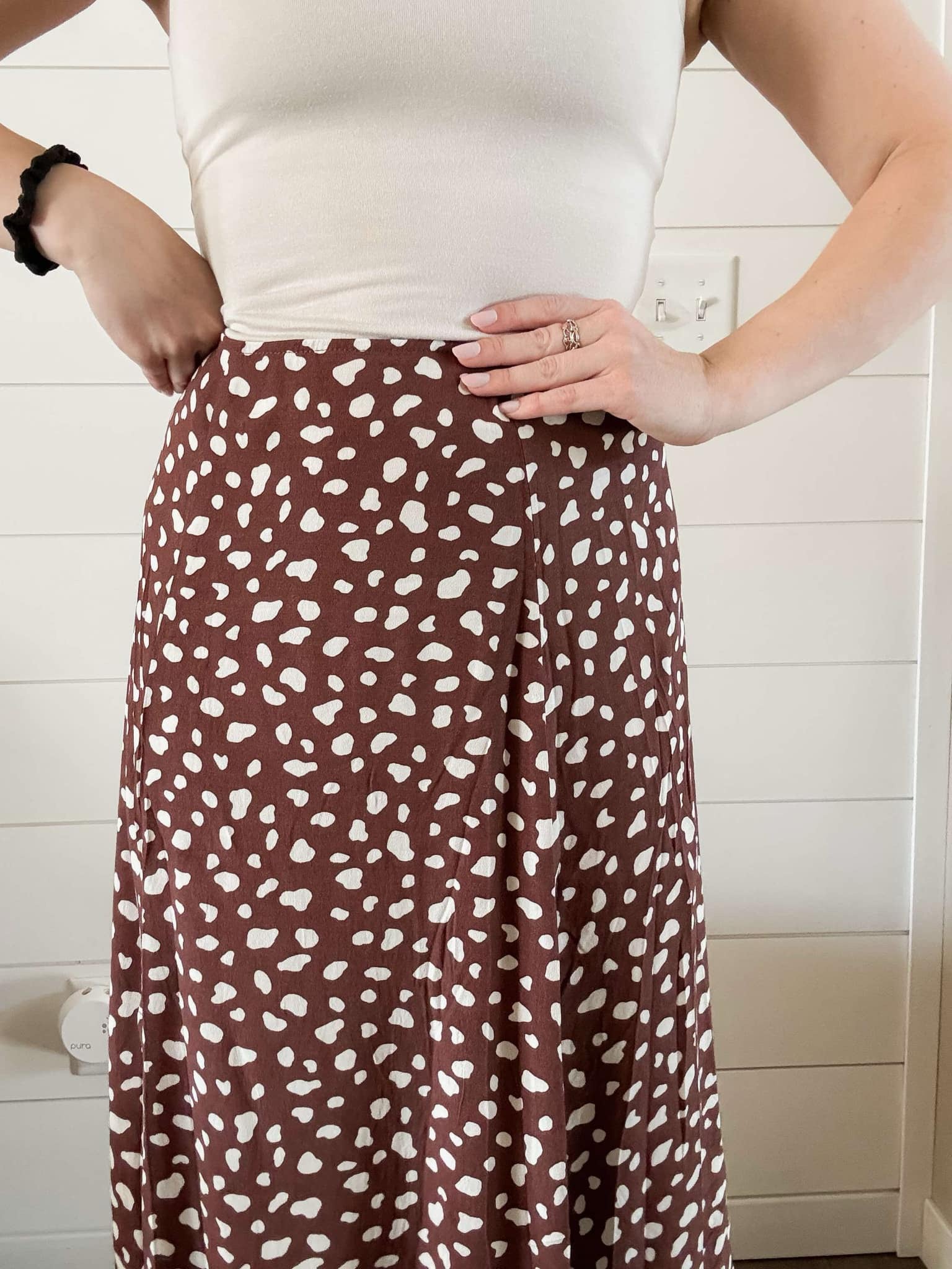 Sonja Spotted Skirt - SIZE SMALL