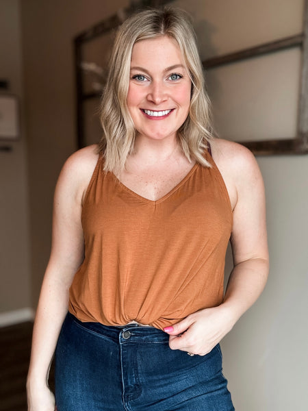 Meesa Modal Cami Top - Camel