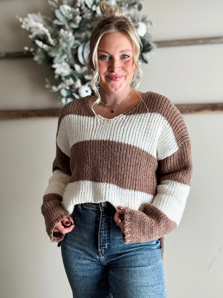 Harlo Two Tone Sweater