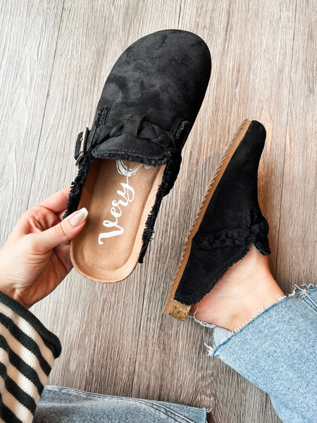 Braided Clog - Black
