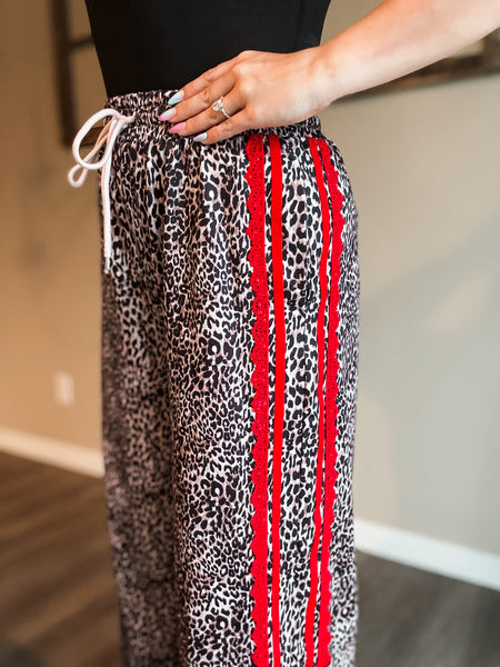 PREORDER Fierce Energy Stripe Leopard Pant