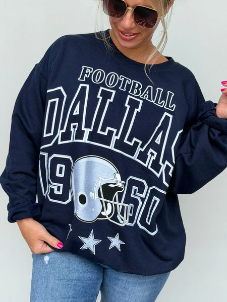 PREORDER Stadium Season Graphic Sweatshirt - Dallas Cowboys