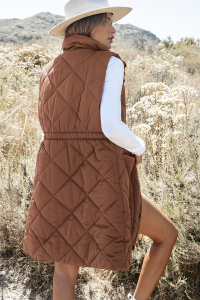 Suni Long Puffer Vest