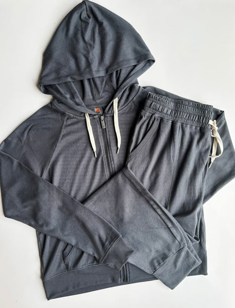 Skye Hacci Lounge Zip Jacket - Ash Grey