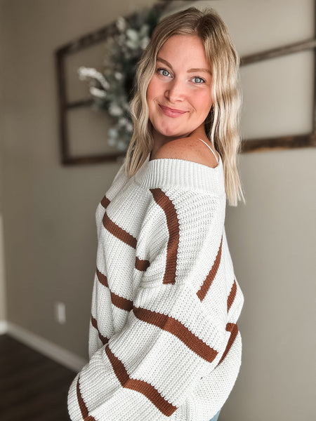 Townes Stripe Knit Sweater