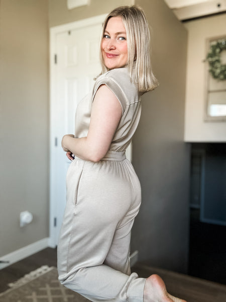 PREORDER Everlee Collared Jumpsuit