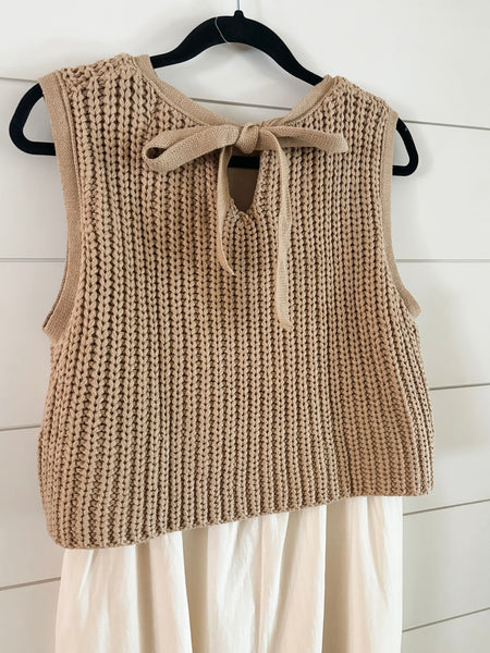 Myra Knit Top Layered Dress