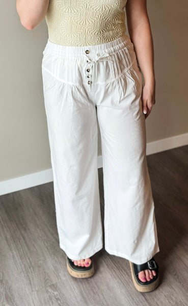 Tallulah Linen Pants - SIZE MEDIUM
