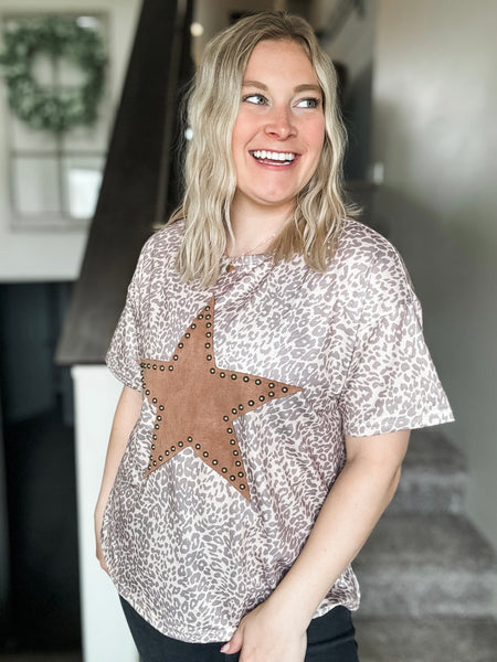 PREORDER Out West Studded Star Tee