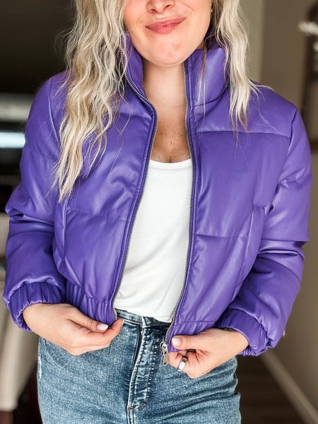 Violetta Puffer Bomber Jacket